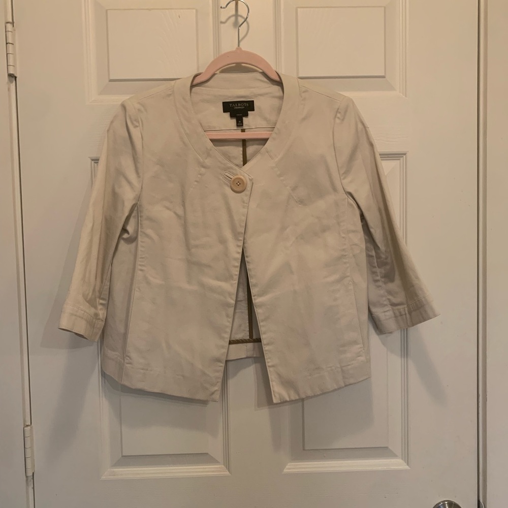 Talbot’s khaki single button professional jacket🧥